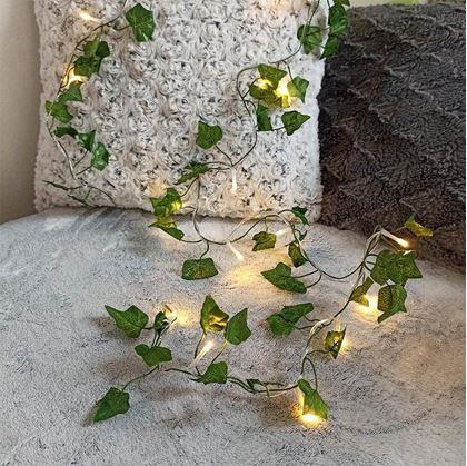 Obrázek z Světelný řetěz 2 m - zelené listy