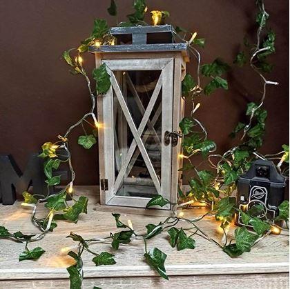 Obrázek z Světelný řetěz 2 m - zelené listy