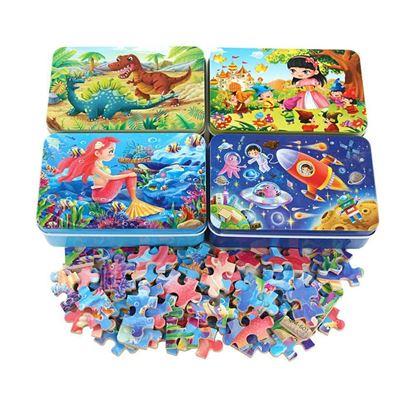Obrázek Dětské puzzle v plechové krabičce