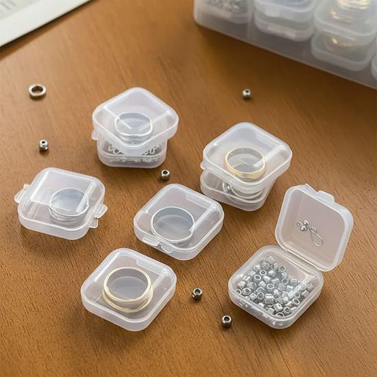 Obrázek z 5 ks Mini úložná krabička 3,5 x 3,5 cm