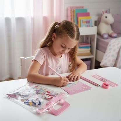 Obrázek Sada školních pomůcek pro děti - jednorožec