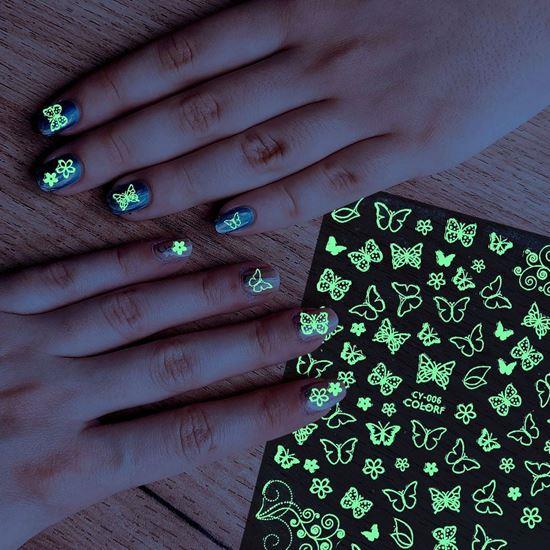 Obrázek z Svítící samolepky na nehty