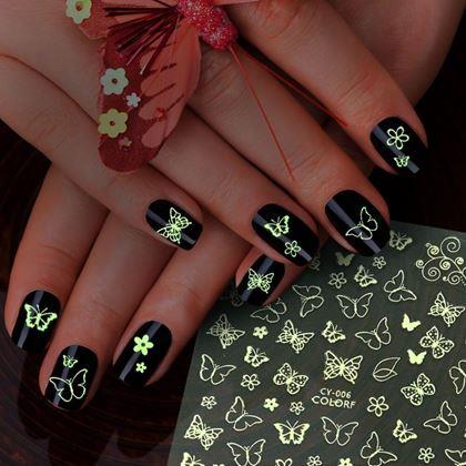 Obrázek z Svítící samolepky na nehty