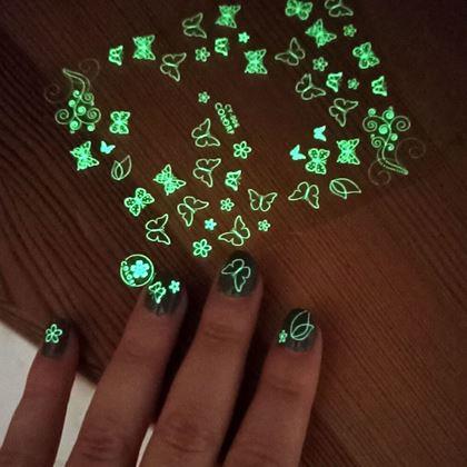 Obrázek z Svítící samolepky na nehty