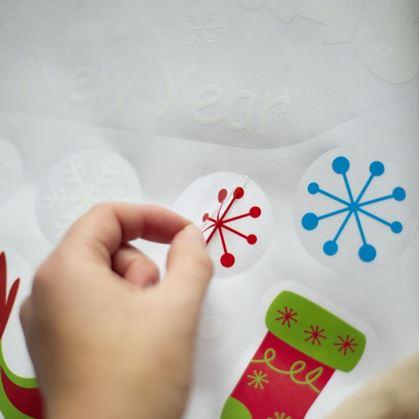 Obrázek z Vánoční nálepky na okno - Santa Claus