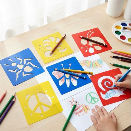 Obrázek z Šablony na malování 6 ks - zvířátka