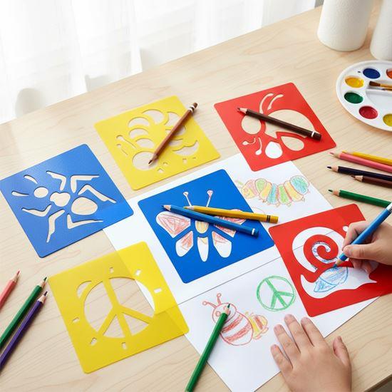 Obrázek z Šablony na malování 6 ks - zvířátka