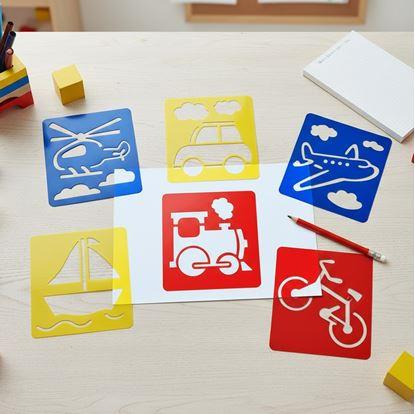 Obrázek Šablony na malování 6 ks