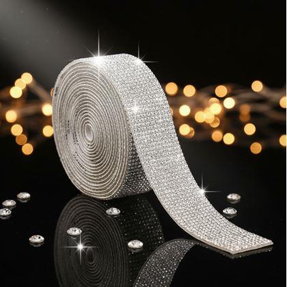 Obrázek z Dekorativní samolepící páska s kamínky