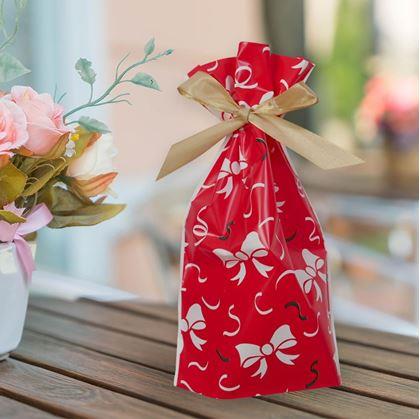 Obrázek z Dárkové sáčky s mašlí 10 ks - M