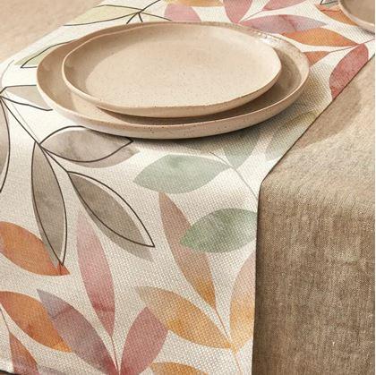 Obrázek z Běhoun na stůl 160 cm - listy