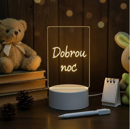 Obrázek Kreativní stolní lampička na vzkazy