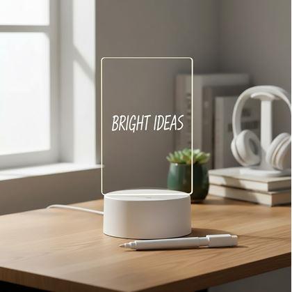 Obrázek z Kreativní stolní lampička na vzkazy