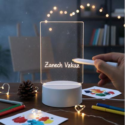 Obrázek z Kreativní stolní lampička na vzkazy