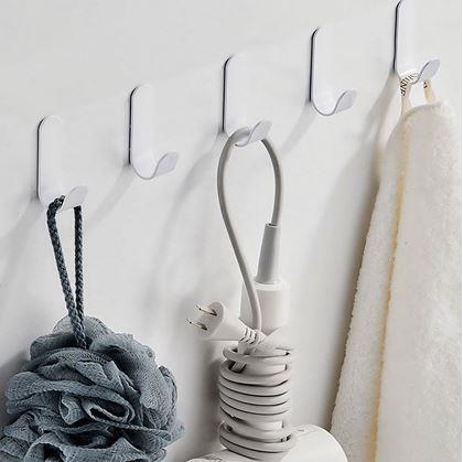 Obrázek z Nalepovací háček - kovový