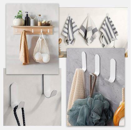 Obrázek z Nalepovací háček - kovový