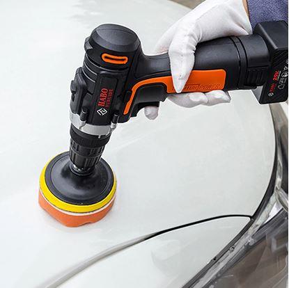 Obrázek Sada leštících kotoučů na vrtačku 10 ks - průměr 8 cm