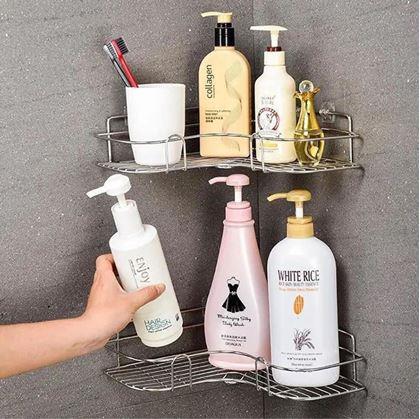 Obrázek z Nerezová rohová polička