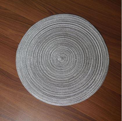 Obrázek z Kulaté prostírání na stůl - šedé