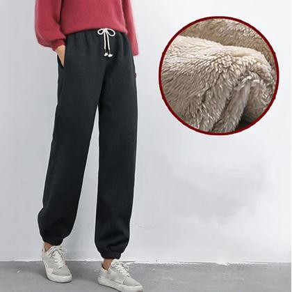 Obrázek z Dámské tepláky s kožíškem - XS/M