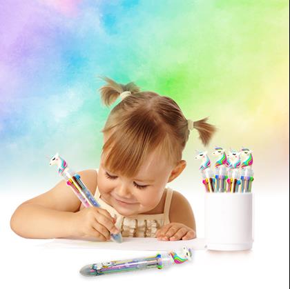 Obrázek z Vícebarevná propiska - jednorožec