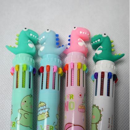 Obrázek z Vícebarevná propiska - dinosaurus