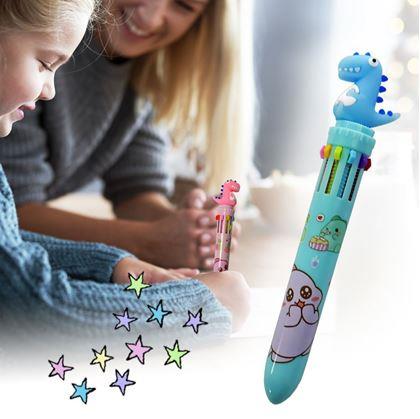 Obrázek z Vícebarevná propiska - dinosaurus