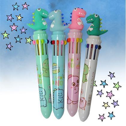 Obrázek z Vícebarevná propiska - dinosaurus