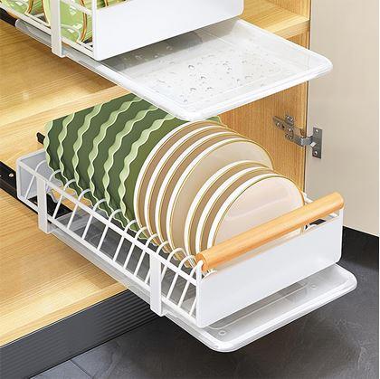 Obrázek z Výsuvný organizér a odkapávač na talíře