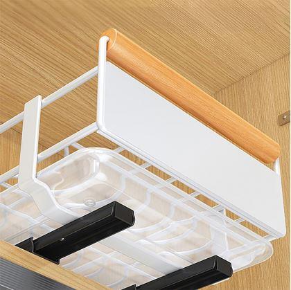 Obrázek z Výsuvný organizér a odkapávač na talíře