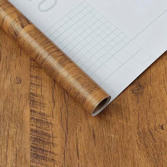 Obrázek z Samolepicí fólie na podlahu 200x60 cm - tmavé dřevo