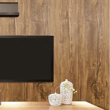 Obrázek z Samolepicí podlaha 200x60 cm - tmavé dřevo