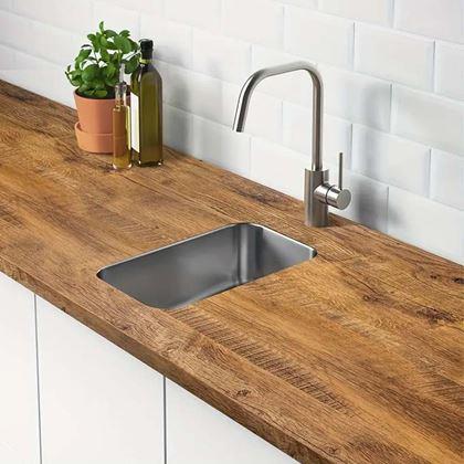 Obrázek z Samolepicí fólie na podlahu 200x60 cm - tmavé dřevo