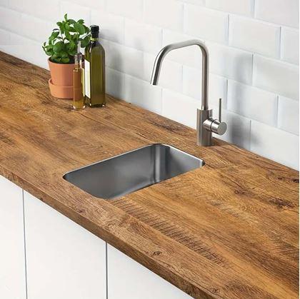 Obrázek z Samolepicí podlaha 200x60 cm - tmavé dřevo