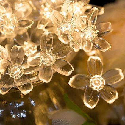 Obrázek z LED světelný řetěz - třešňový květ