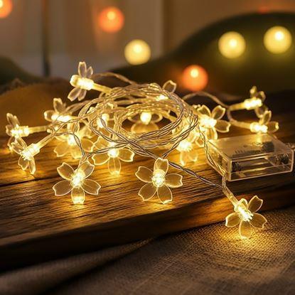 Obrázek LED světelný řetěz - třešňový květ