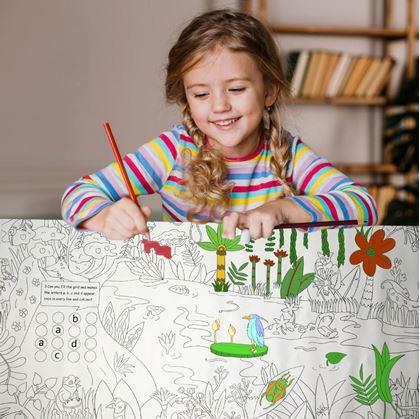 Obrázek z Omalovánky v roli 10 m - džungle