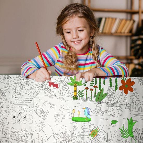 Obrázek z Omalovánky v roli 10 m - džungle