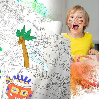 Obrázek z Omalovánky v roli 10 m - džungle