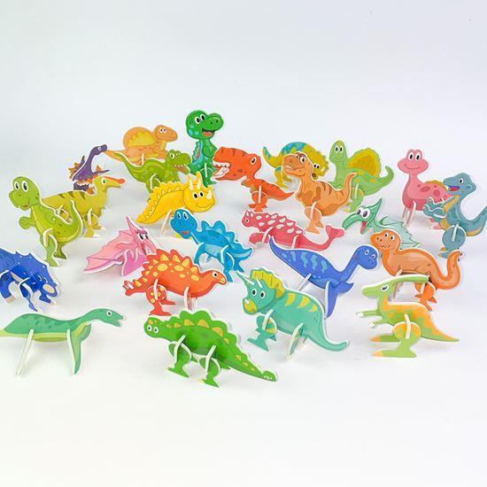 Obrázek z 3D puzzle dinosauři 25 ks