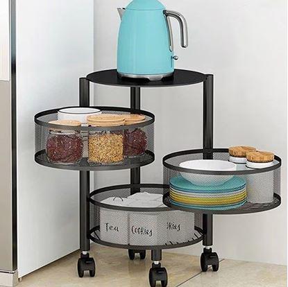 Obrázek Pojízdný organizér se 3 košíky - 2. jakost