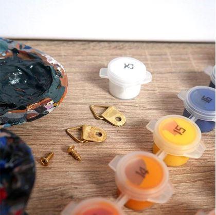 Obrázek z Malířská sada - plátno 50x40 cm, sada barev a štětce