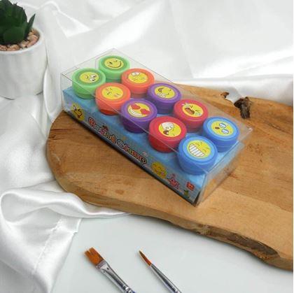Obrázek z Dětská razítka smajlíci - 10 ks