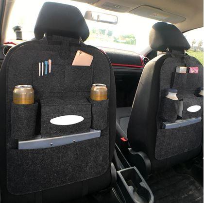 Obrázek z Pořadač na sedačku do auta - tmavě šedý