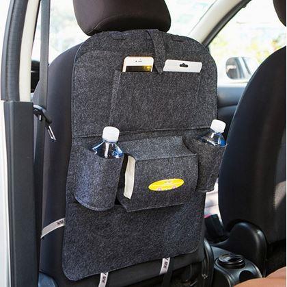 Obrázek z Pořadač na sedačku do auta - tmavě šedý