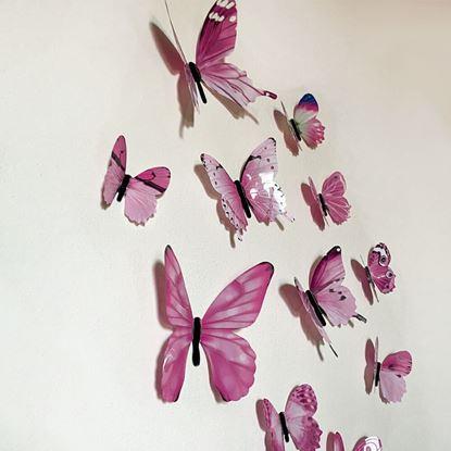Obrázek Set svítících motýlků na zeď