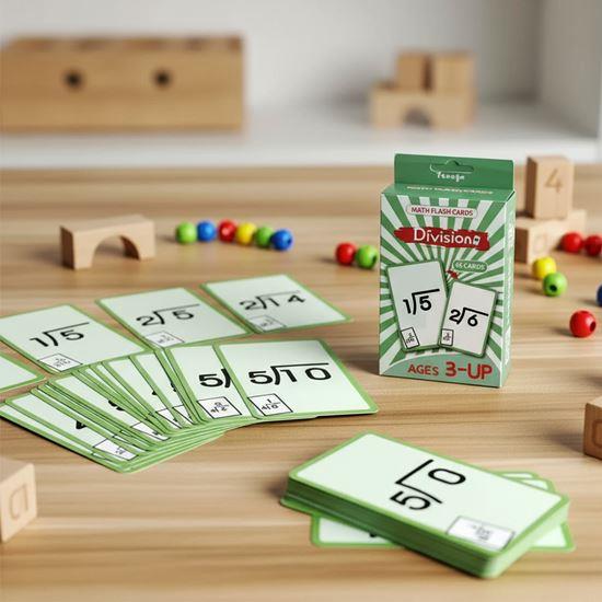 Obrázek z Sada matematických kartiček 36 ks  - dělení 