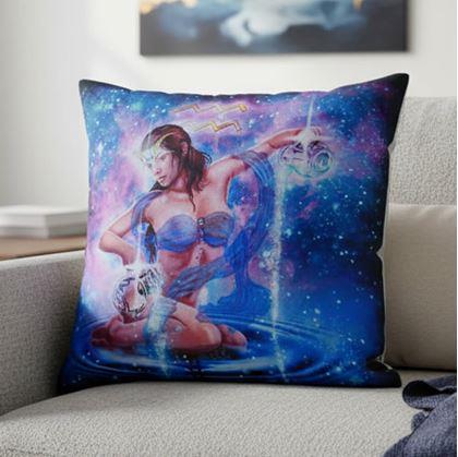 Obrázek z Povlak na polštářek znamení - vodnář