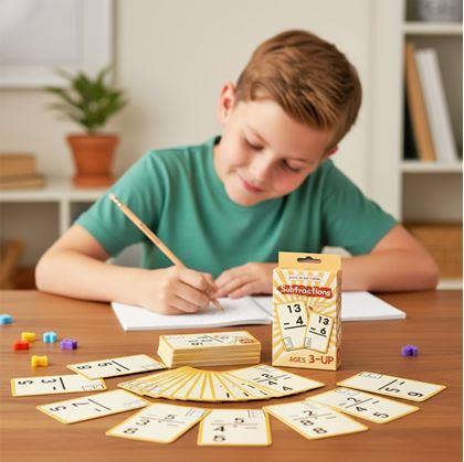 Obrázek z Sada matematických kartiček 36 ks  - odčítání