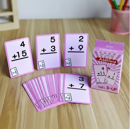 Obrázek z Sada matematických kartiček 36 ks  - sčítání